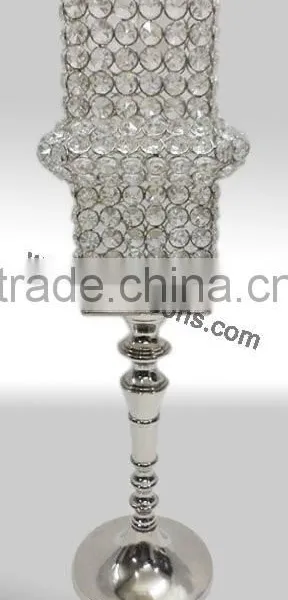 2015 Excellent Crystal Beaded Votive Candle Stand photo-2