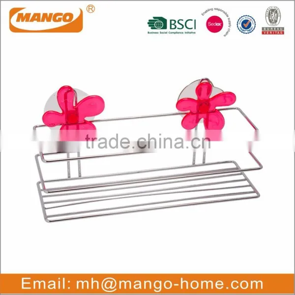 Flower Suction Decorative Suction Flower Metal Wire Toilet Paper Roll Holder photo-2