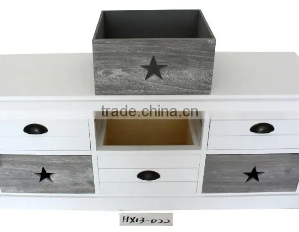 Antique Solid Wood Furniture Living Room Furniture Vintage Type Cabinet photo-4