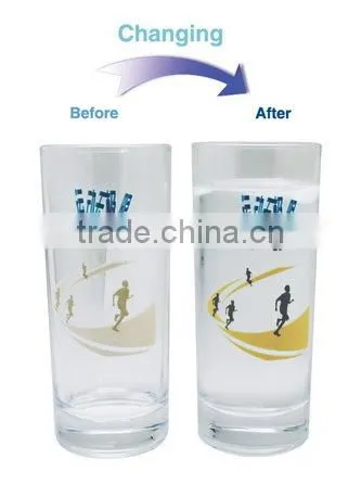 Custom LOGO Printed Cold Color Changing Glass Cups photo-4