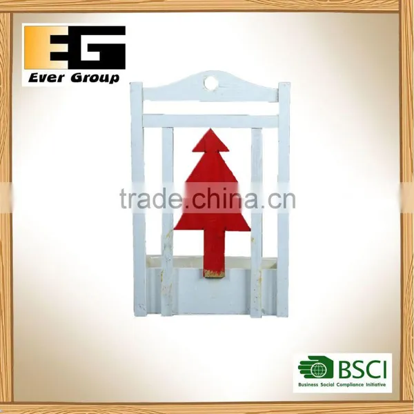Hanging Basket Wooden Garden Planter photo-4