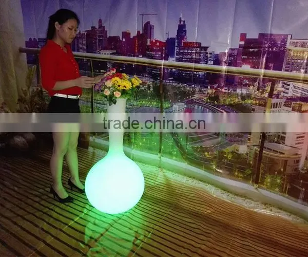 16 Colors Changing Vase Led Light Base With IR Remote Control photo-3