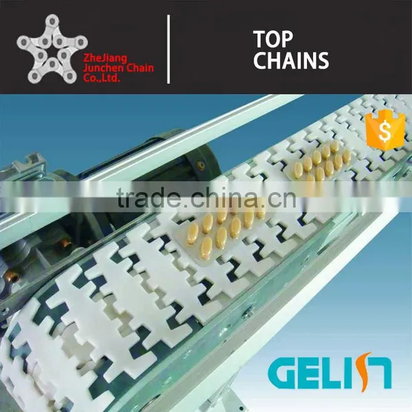 63 83 Plastic Flexing Beverage Conveyor Tooth Chain for 360 Degree Transport photo-6
