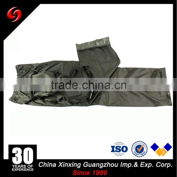 Custom Wholesale Military Olive Green Rain Poncho Raincoat With Hood photo-4