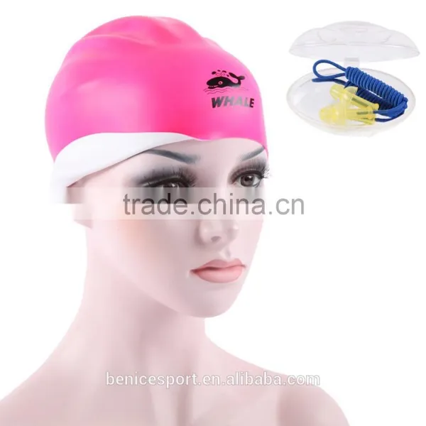 Wholesale Silicone Swim Caps OEM/ODM Elastic Waterproof Soft Swimming Caps Novelty Swim Hats Bathing Cap Logo Printin (CAP-1200)