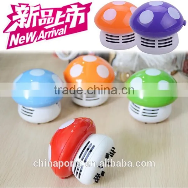 2015 Hot Sale !!new Fashionable Mini Mushroom Desk Vacuum Cleaner photo-3