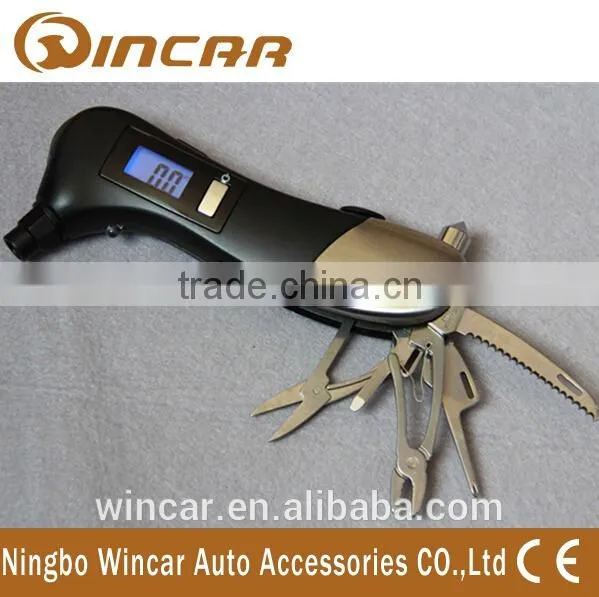 150 PSI Pressure Mini Tyre Pressure Gauge With Emergency Tool photo-2