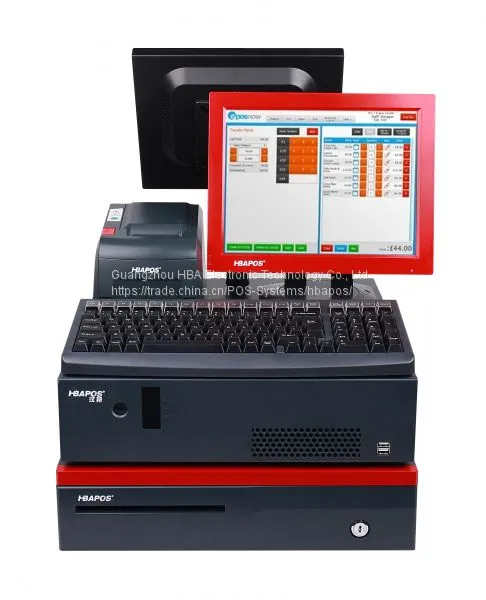 All In One Pos System/ Supermarket Cash Register HBA-A8 Retail Pos Machine In 2017 photo-3