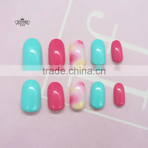 2017 Fresh Full Cover Salon DIY False Nail Art Designs photo-3