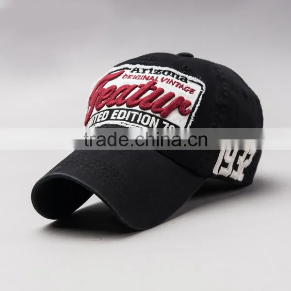 2017 Custom 100% Cotton Baseball Caps Wholesale photo-3