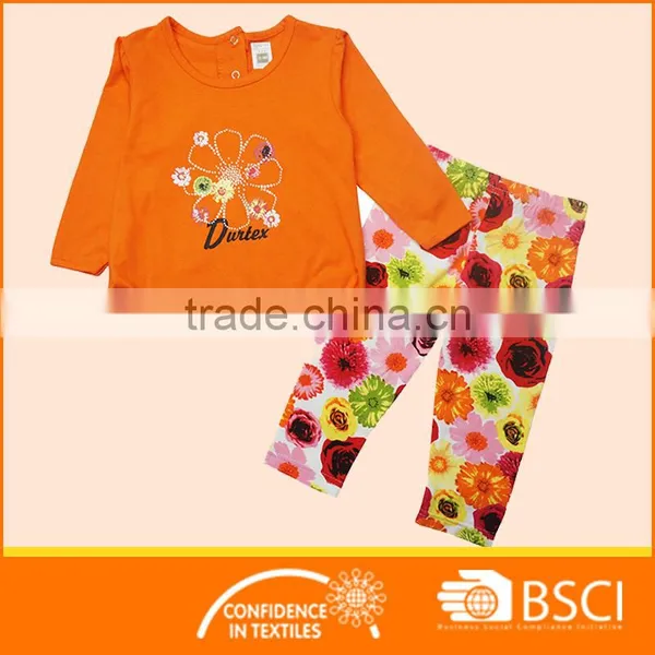 Fashion Flower Baby Girl Clothing Set photo-3