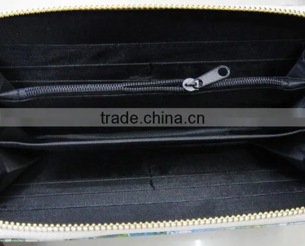 Fashion Nice Stylish Women Zipper Round Print Angel Leather pu Wallet photo-3