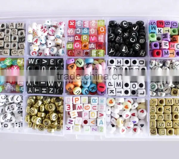 Acrylic Russian Letter Beads Polish Letter Beads Various Plastic Alphabet Letter Beads Kids Toys Accessories photo-5