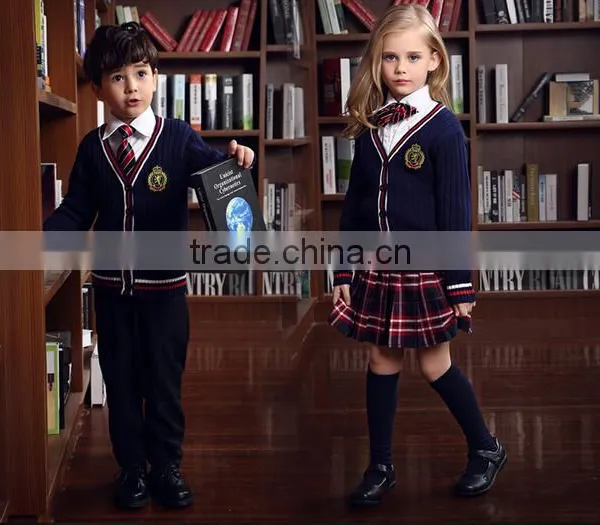 2016 Nice Perfect Fit School Uniform Design School Sweaters Kindergarten Uniform photo-4