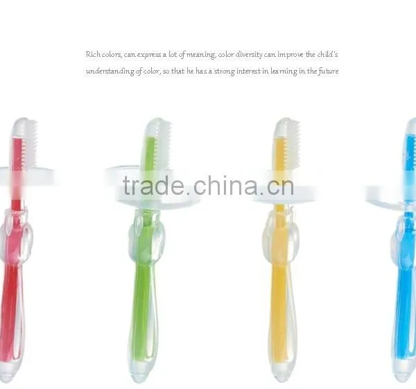 Teething Toothbrush Baby Silicone Plate Toothbrush Baby Play Toothbrush photo-2