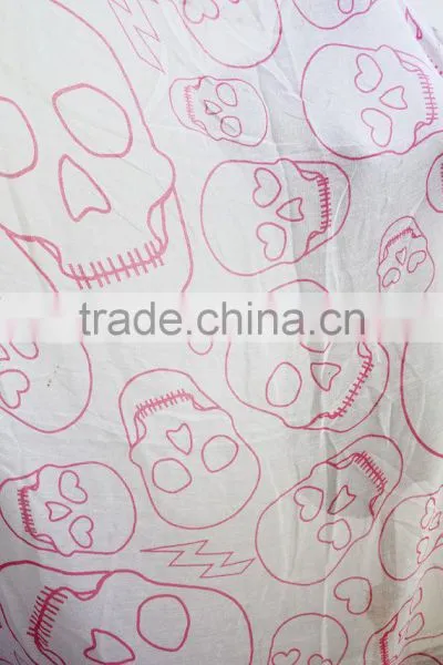 Skull Infinity Scarf Pink Skull With Star Scarf Square Skull Scarf Christmas Gift Woman Scarf Woman Accessory Halloween Scarf Sh photo-4
