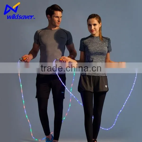 Promotion OEM Nylon pp Sparkling Jumping Rope/skipping Jump Rope photo-3
