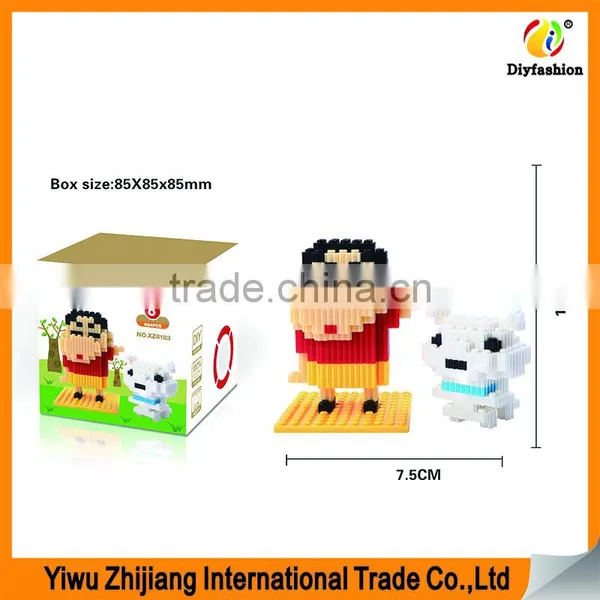 Hot Sale Cartoon Figure Mode 3D Mini Diamond Blocks Educational Building Blocks Toys for Childrens Gift Toys photo-2
