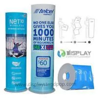 2015 Hot Selling POP Display Cardboard PaperLama Totem Display For Advertising