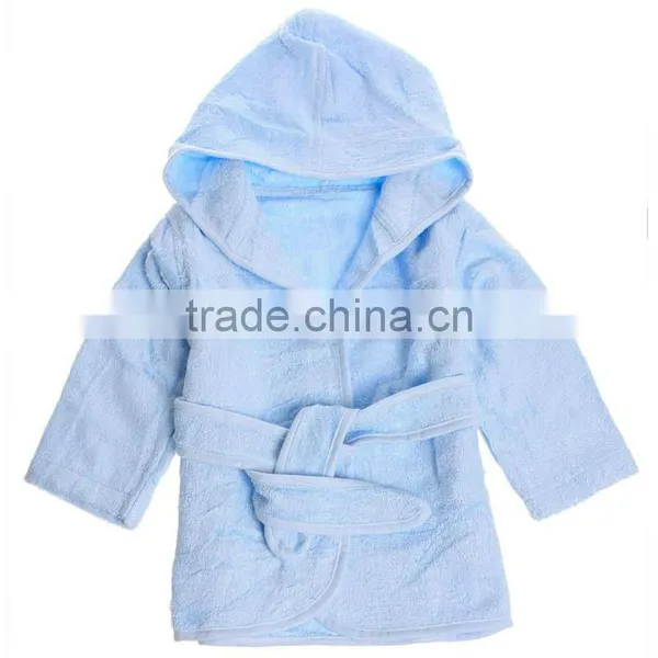 Wholesale 100% Cotton Soft Skin Protection Kid Bathrobe photo-2