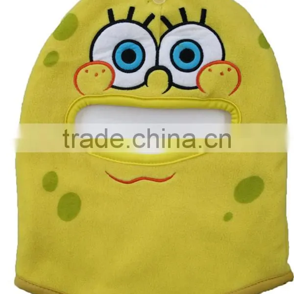 Cartoon Mask Polar Fleece Face Beanie Hat