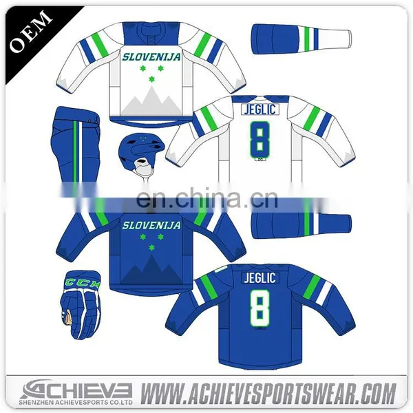 Sublimated Uniform Team Wear Top Custom Ice Hockey Jersey photo-6