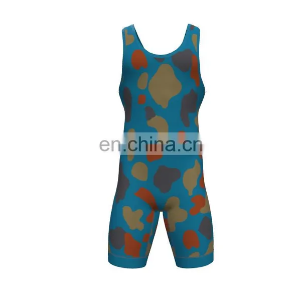 Wholesale Cheap Quick Dry Gym Wrestling Singlets photo-3