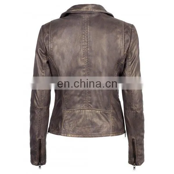 Sheep Genuine Leather Winter Jacket photo-4