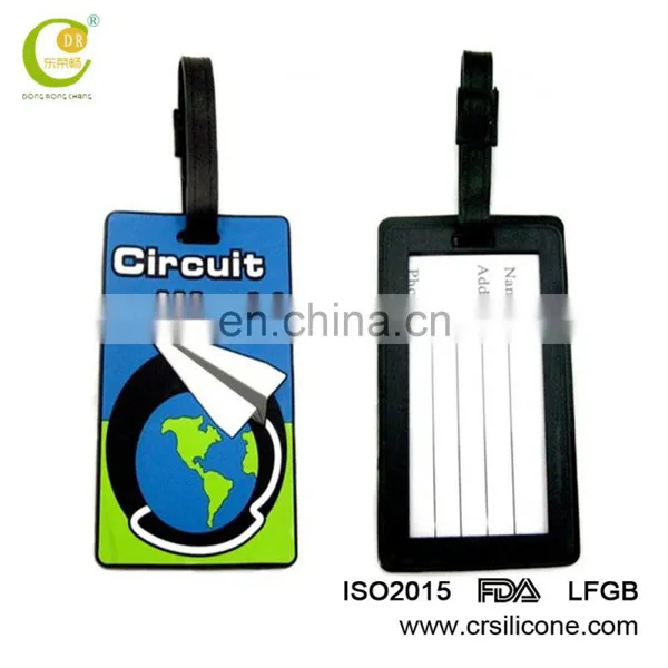 Direct Sale Custom Personalised Eco-Friendly Pvc Luggage Name Tags From Factory photo-6