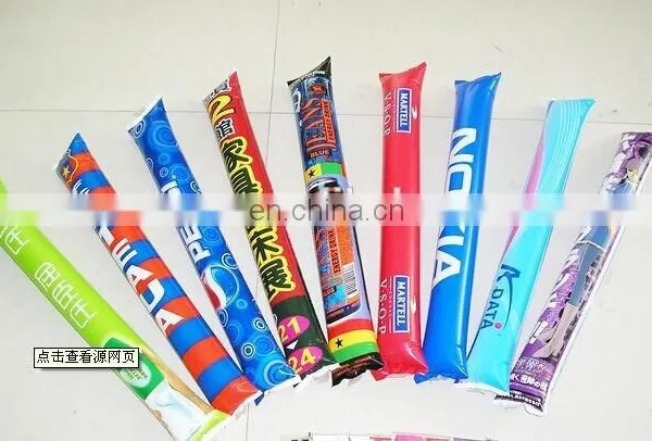 Custom Printed Inflatable Balloon Cheering Stick With Custom Logo,Inflatable Hand Clapper Stick , Sport Balloon Cheering Stick photo-4