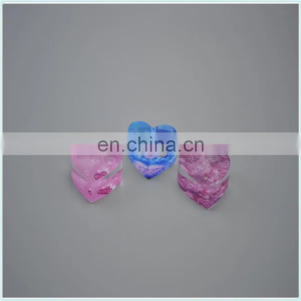 Heart Shaped Love Gift Acrylic Block Acrylic Frame Block For Souvenir photo-5