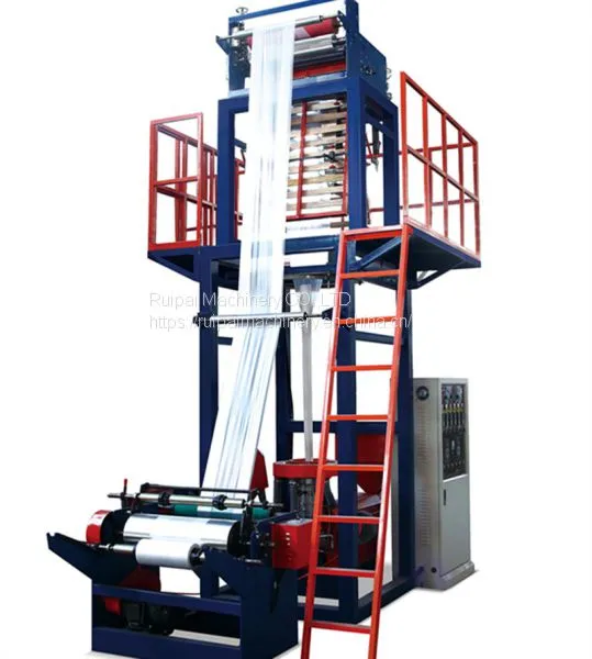 High Speed Single Winder Plastic Film Extruder