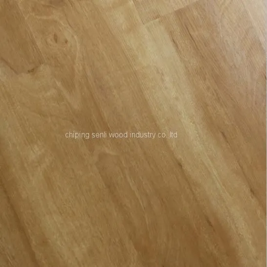 8mm Shining Waterproof Fireproof Laminate Wood Plank Flooring photo-3