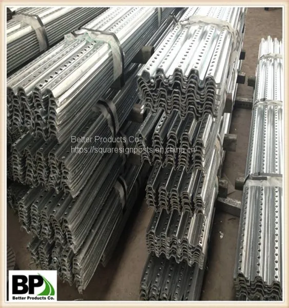 Hot-Rolled, Green Color U-Channel Sign Posts photo-2