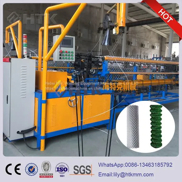 automatic chain link fence machine diamond wire mesh fence machine