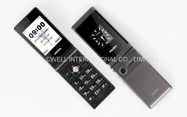 UNIWA X28 Dual Screen Dual SIM Wireless FM Radio SOS Function Big Button Big Battery Flip Style Folding Phone photo-5