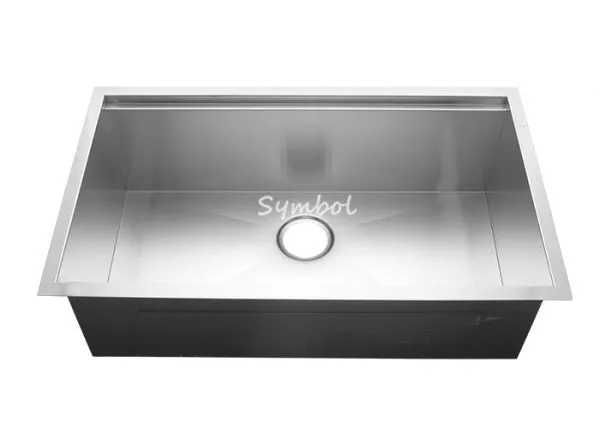 Undermount Single Stainless Kitchen Sink With Ledge photo-3