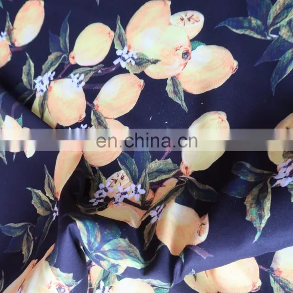 Chinese Supplier Printed Polyester Peach Skin Pillow Fabric photo-3