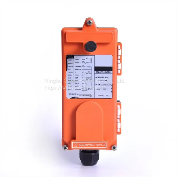 Universal F21-E1B Industrial Radio Wireless Remote Control 8 Channel Singles Push Buttons Telecrane 36V 220V 380V 24V 48V AC photo-3