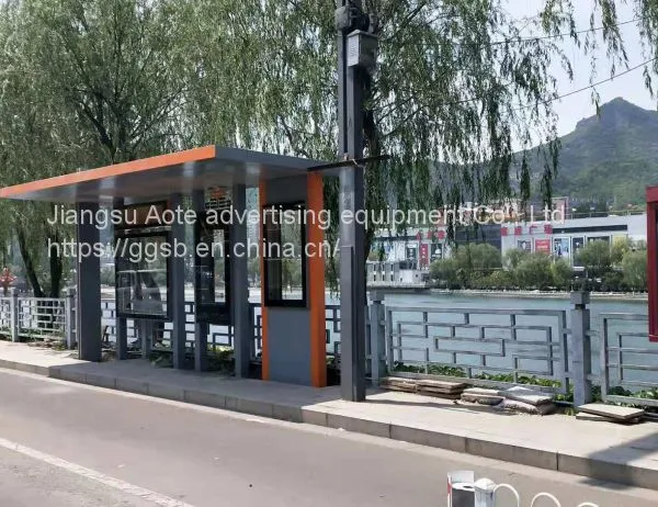 Public Fault Reporting Bus Shelter Platform Intelligent Bus Shelter Billboard Manufacturer photo-3