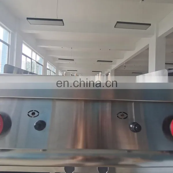 Stainless Steel Gas Griddle With Cabinet(1/3 Grooved)(CE Cerificate) photo-4