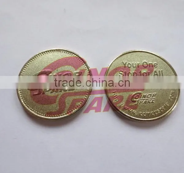 China Factory Price Top Quality Vending Game Machine 2 Color Brass Token photo-6