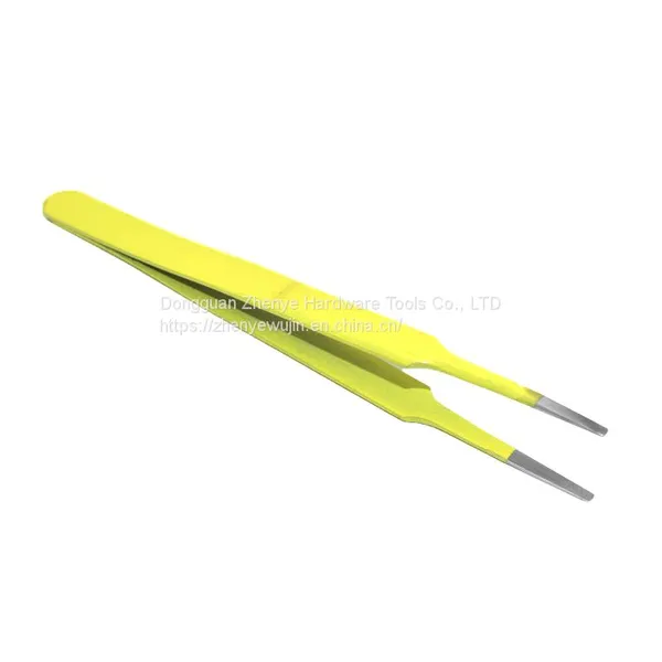 Color Hand Account Tweezers and Paper Tape Sticker Release Paper Book Collage Goo Card Tools for Hand Account Small Accessories Yellow 13 Tweezers photo-3