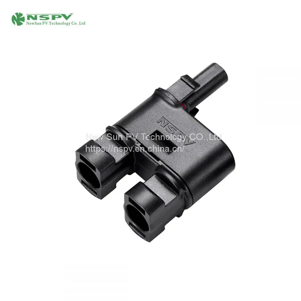 MC 2 Pin Solar Connector T Branch pv Connector DC Connector Ip68 photo-2