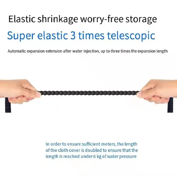Various Lengths Garden Watering Expandable Hose Latex Inner Tube Magic Garden Hose With Nozzle photo-3