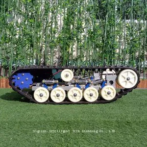 Shock-absorbing Suspension Remote Control Tank Robot Chassis (RTC300) photo-3