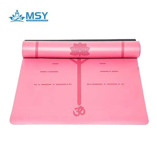 Anti-Bacterial Rubber Yoga Mat With Hygienic Coating, Easy to Clean for Shared Spaces photo-4