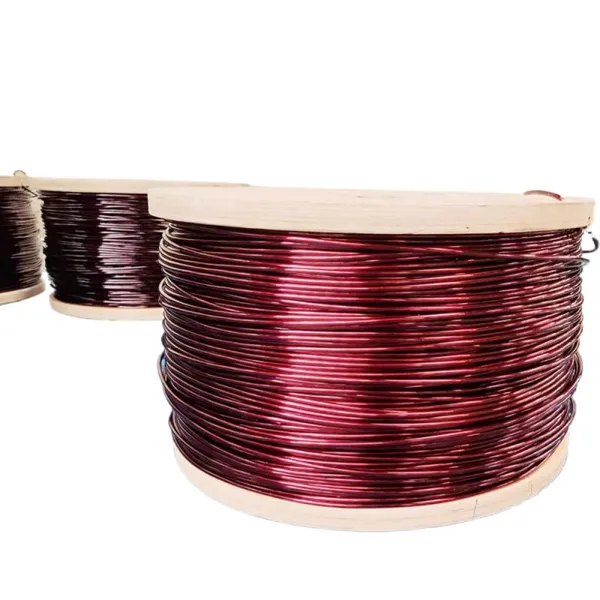 Electric Power Transmission Enameled Magnet Winding Wire Temperature Rating 220 6.0mm Widely Used for Transformers Inductors