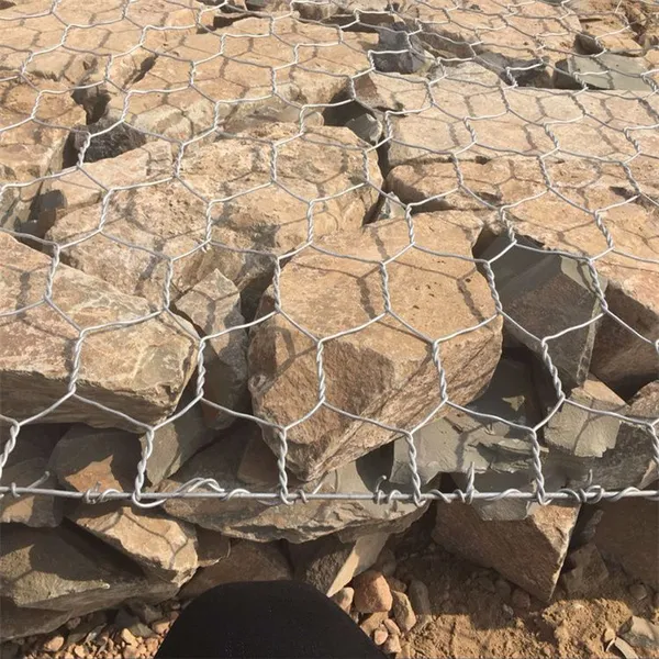 Hexagonal Woven Gabion Basket Flexible for Irregular Slope and Embankment photo-4