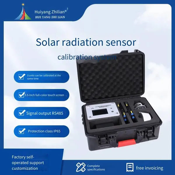 Lcd Display Screen of Solar Radiation Sensor Calibration System for Multi-channel Solar Radiation Data Acquisition and Analysis